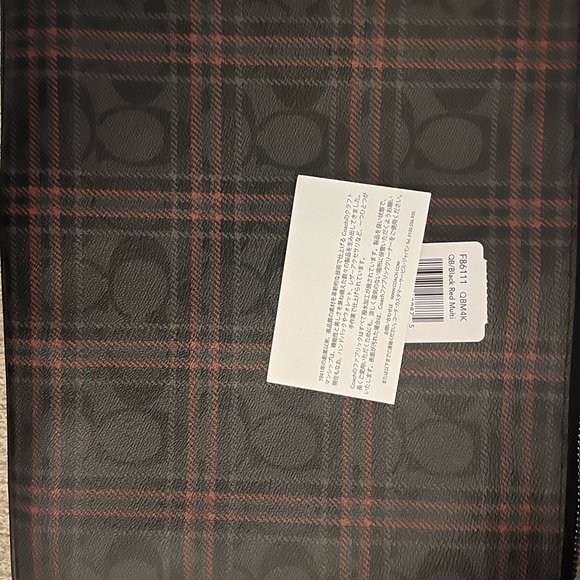 NWT! Coach 4 piece Gingham Canvas Tote 4 set-Veterans day sale - Picture 8 of 14